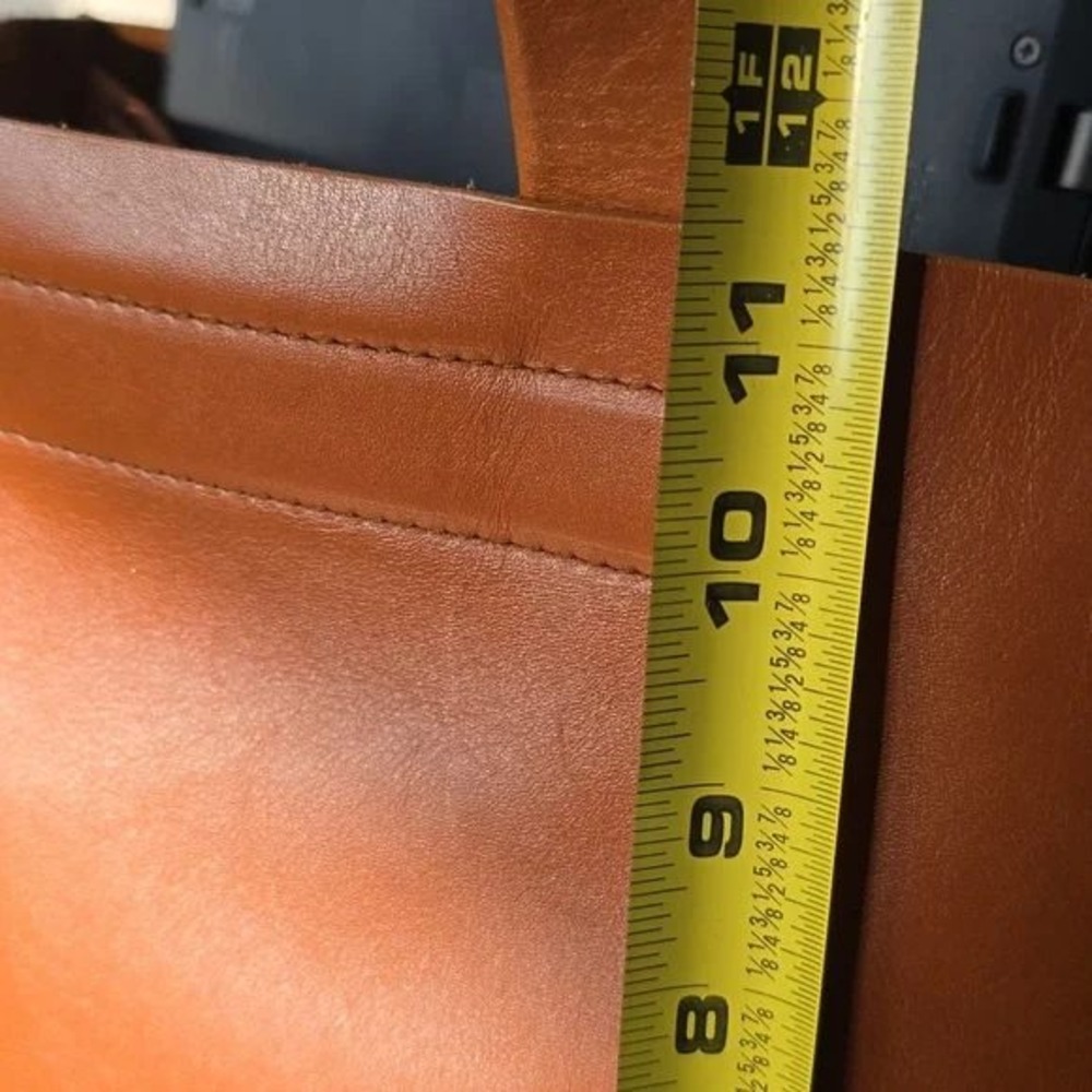 Furla Orange Leather‎ Tote Handbag - Picture 6 of 8